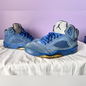 Jordan 5 blue suede size 8.5